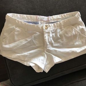 Abercrombie and Fitch white shorts